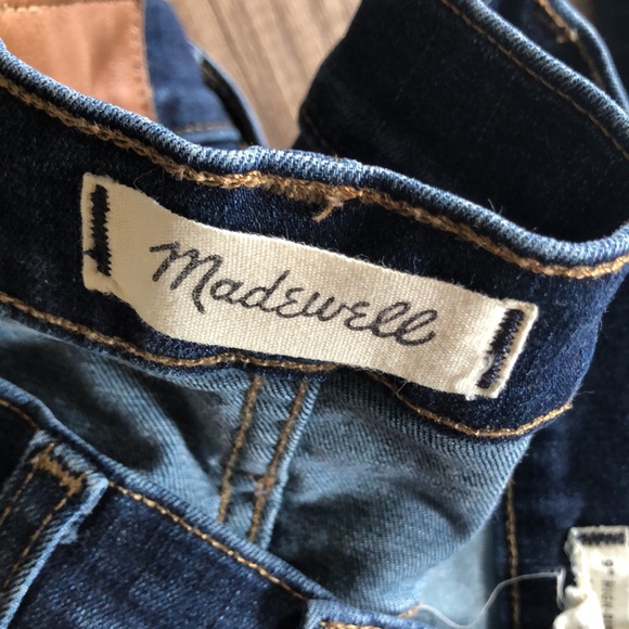 Madewell 9 inch High Rise Button Fly Skinny Jeans 28T - Picture 4 of 9